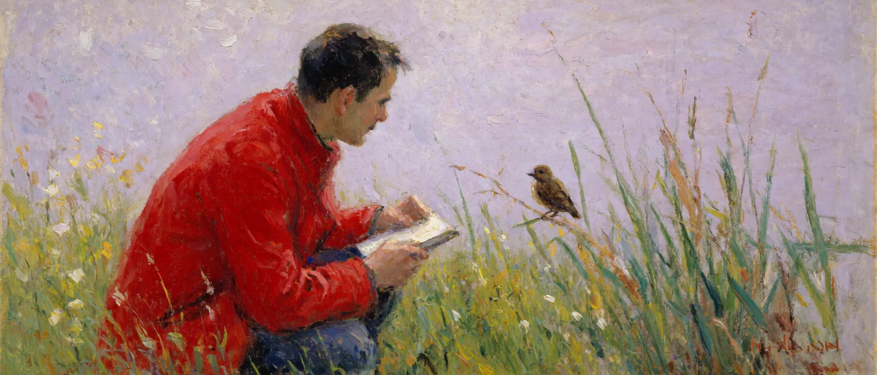 Looking at the bird, not the label.